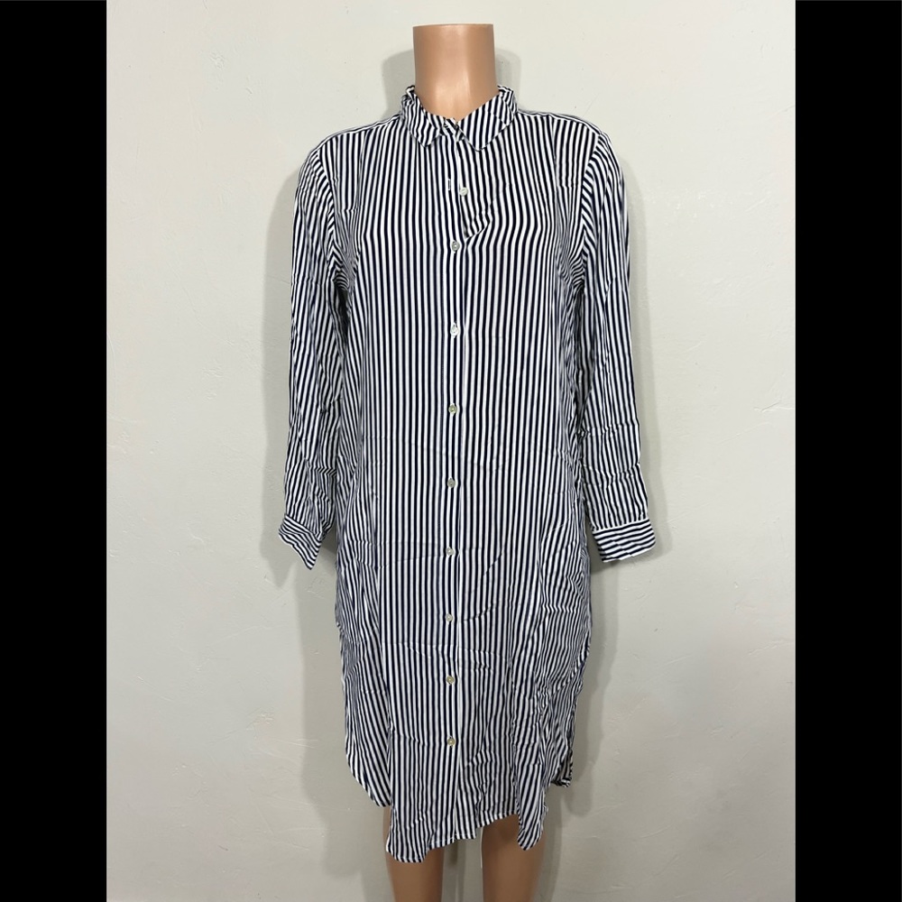 Velvet button up dress